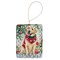 Edge Collections - 2.80" X 0.15" - Yellow - Labrador Retriever Christmas Porcelain Collectible - 1 Piece